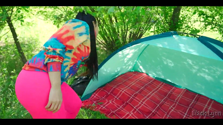 YSP Studio: Slutty Hippie Jerked Me off for Free in Her Tent