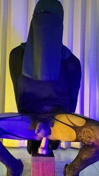 Muslim Hooker Learning to Fuck a Cock