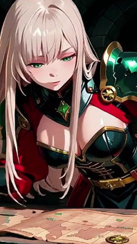 Fantasi terharam dalam perisai merah & hijau! Blonde Knight Lounges Menggoda Semasa Peraknya - Pasangan Berambut Lutut Untuk Berkhidmat