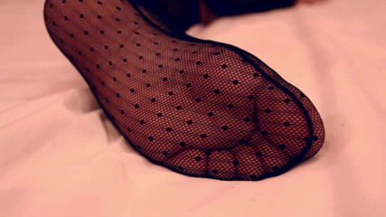Mistress Legs: Mistress Soles in Nylon Socks Close Ups