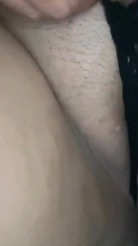 He Lifts His Stepmother's Pajamas and Plays with Her Fat Vaginal Lips