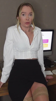Biuro podpięcie creampie