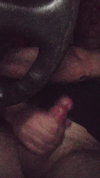 Incredible Dick: Horny guy jerks off in the truck