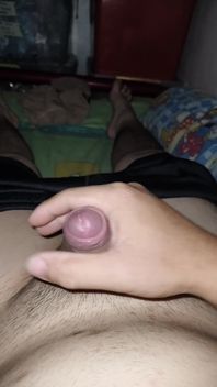 Flashing Little Pinky Cock
