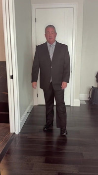 Daddy Comes Home in a Suit