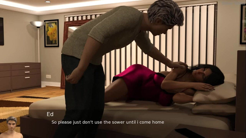 Dirty GamesXxX: Istri hot proyek: tante seksi terjebak di kamar mandi- ep 18