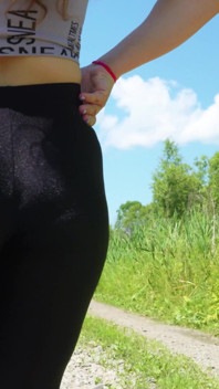 136- Min rumpa i svarta glänsande leggings kommer att locka dig, och Du ska följa mig till jordens ändar!) * 60fps