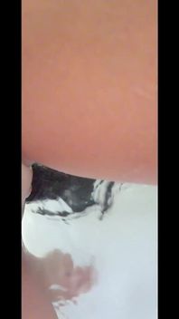 I Play with a Nice Black Dildo, I Rub It Well on My Clit and Then I Put It Inside My Pussy