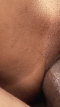 Young cute black teen with nice tits gets fucked by step father