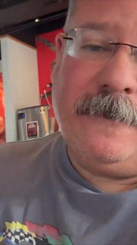 Large Older Giant Gentleman Has a Huge Belly and Hands Free Orgasms