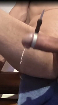 The Puppy's Tail Wags and Drips Until the Final Orgasm