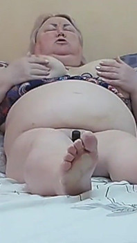 My Wife Masturbates Her Pussy in the Evenings and Rubs Her Big Tits