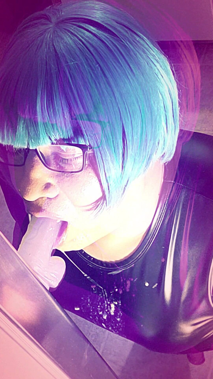 kandiKane: Hardcore Deepthroat Sissy Slut Shemale Sucks Super Sloppy Gagging Sick &amp;...