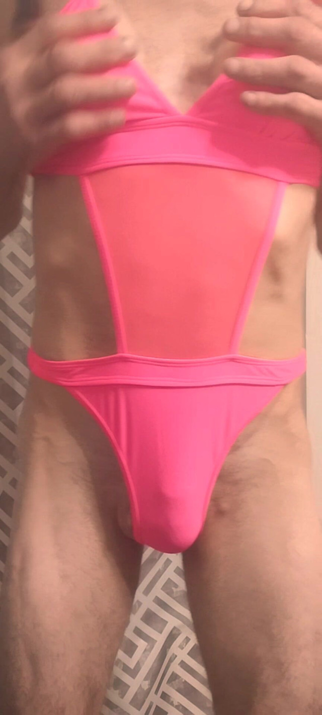 Cdmichelle Wearing New Pink Lingerie (CD Michellex)