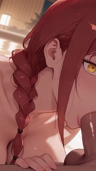Makima โดนเย็ดนอกบ้านในอ่างน้ําร้อน! Chainsaw Man ไม่มีเซ็นเซอร์