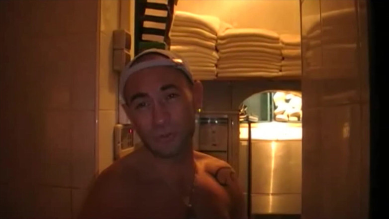 Crunch Boy: Dos seyx preciosas twink follan en la sauna