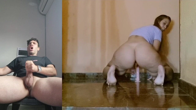 Latinascachondas: I Show My Friend How I'm Going to Ride Him...