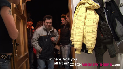 Czech Mega Swingers: Czech mega swingers 5 - part 1 czech beauties in mega group sex 1