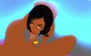 Back Alley Toonz: Cherokee D a cartone animato fa un pompino Hentai con...