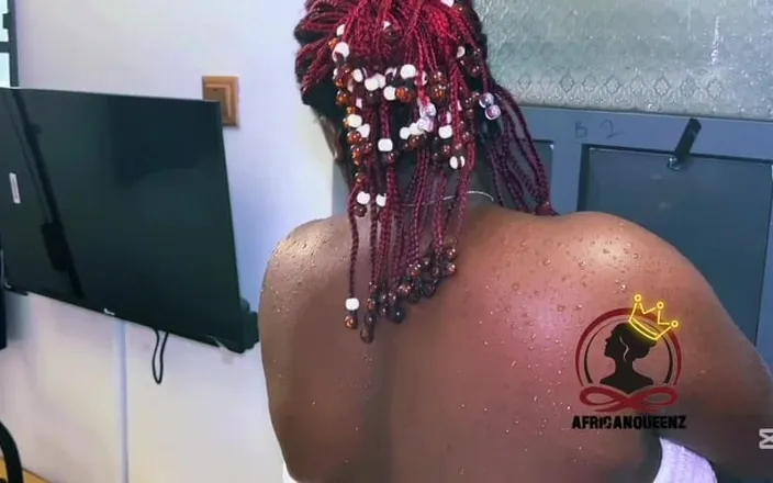 Africankween: Big Tits Maryaan Fucked by a BBC