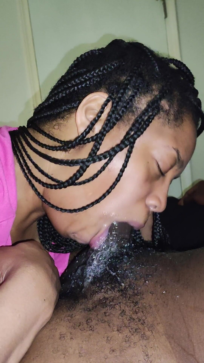 DaddyDeepDiQ: Profundo descuidado negro comiendo polla