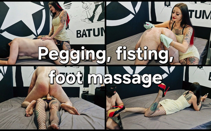 Dominatrix Nika: Pegging, fisting, massagem nos pés.