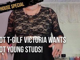 Victoria Lecherri: Hot T-gilf Victoria wants hot young studs!