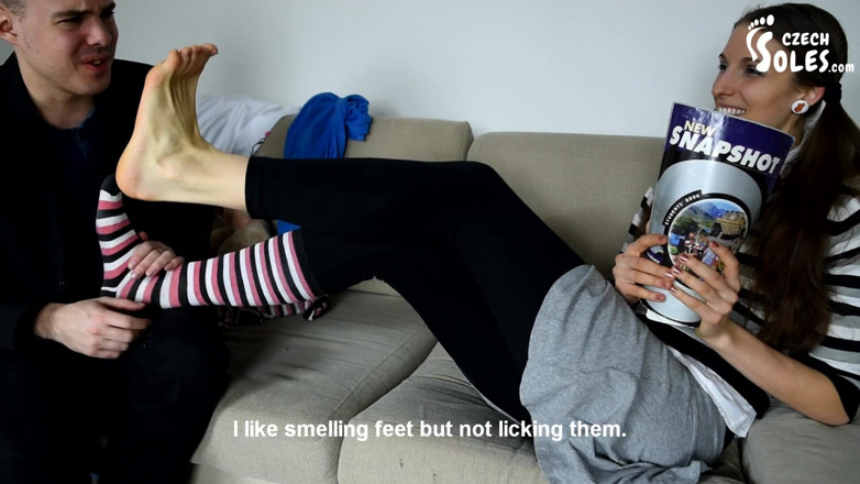 Czech Soles - foot fetish content: Teacher-student foot worship session