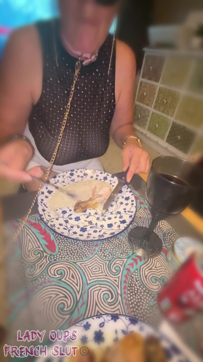 Lady Oups: Makanan Tali Milf Saya yang Tunduk