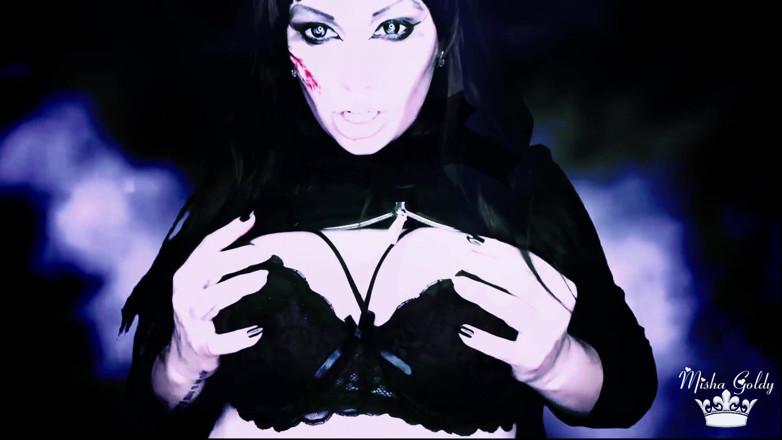 Goddess Misha Goldy: Blestem de impotență de la vrăjitoare! Executrix - fantezie!