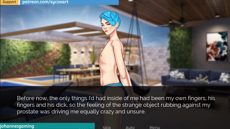 Snip Gameplay: SissyBoy#5の欲望。おもちゃを買ってきて、お尻に差し込みました