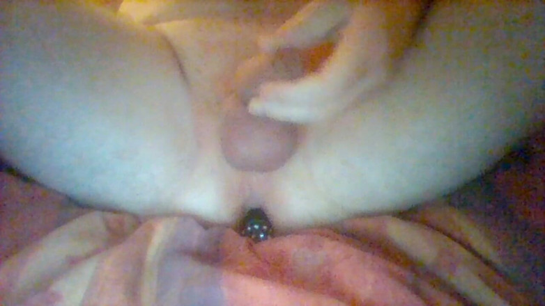 Pellefnatt: Jerking off me with dildo in my ace