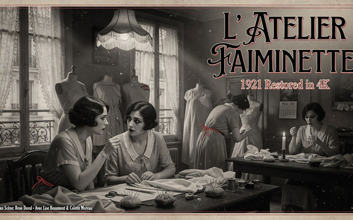 Vintage Erotic Archive: L'atelier Faiminette 1921, zeldzame Franse stomme erotische film gerestaureerd in 4K