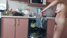 Sensual MILF in the Kitchen Hairy Pussy, Big Tits, Big Ass. Mature Pussy Hair, Big Ass, Big Tits.