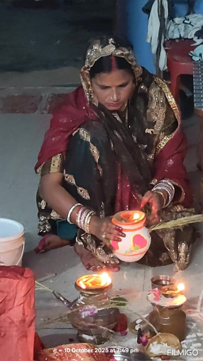 Lustykajolbhabhi: Karwa Chauth nacht of huwelijksnacht