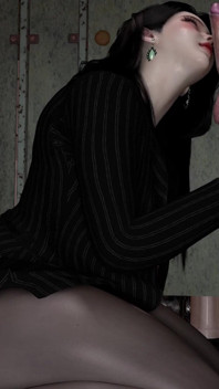 Tante seksi dengan toket besar selingkuh sama pria asing di kamar mandi