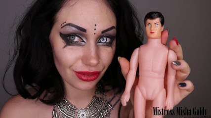 Goddess Misha Goldy: Magic lipstick trance from Voodoo witch to get your seed...