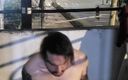 SlutClosetedFag: Encore du plaisir sur le balcon