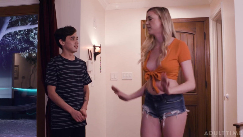 Adult Time: Adult Time - Cam Girl Anny Aurora Catches Stepbro's BFF Looking...