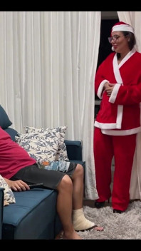 Pervert Ask for a Dominatrix on Christmas