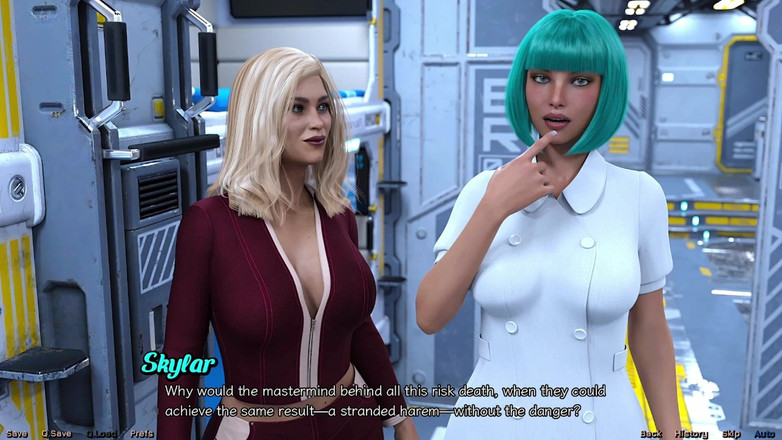 AVNTeller: 搁浅在太空 #01 - 会见所有美丽的女孩