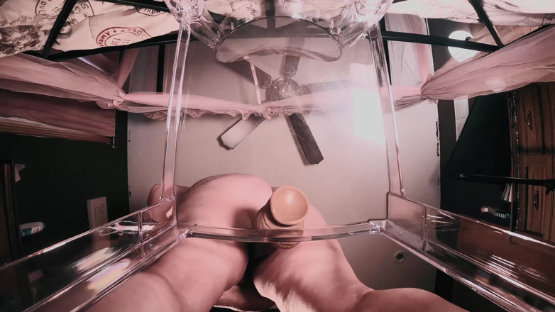 SexyNEBBW: Clear chair a wide pussy and a squirt