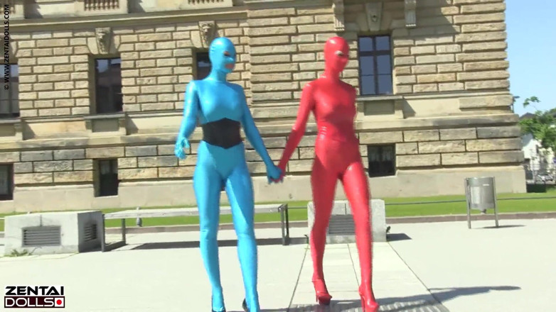 ZentaiDolls: Zentai Models in the City