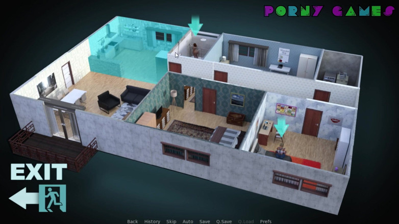 Porny Games: 7 Island domain 0.3 - Let's do anal on the college bathroom (1)