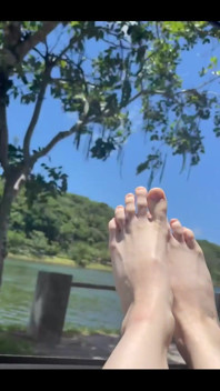 For My Feet Lovers Would You Put Some Oil on and Massage Them for Me?