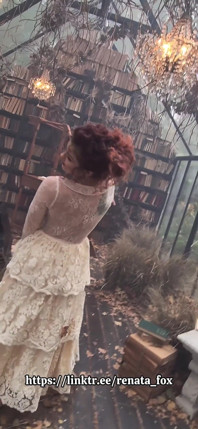 A Beautiful Nymph in a Secret Garden