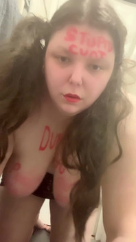 Shaking Udders Dumb Fat Pig Humiliation