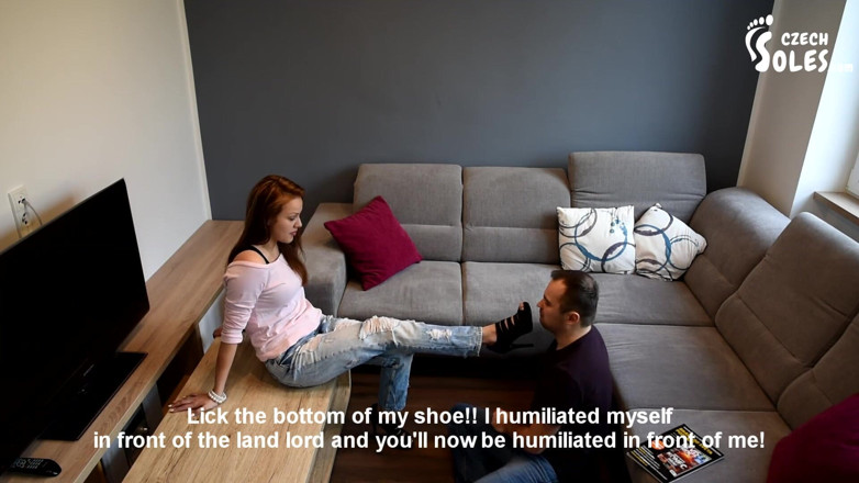 Czech Soles - foot fetish content: Foot humiliation - now she's is really mad!