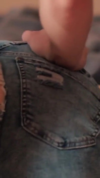 Follando Pantalones Rasgados De Culo Perfecto Y Montando Una Gran Polla