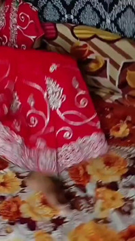My Friend's Wife Came Over; She Was Wearing a Red Saree and a Red Panty-and-bra Set. I Lubed Her up and Pounded Her Hard